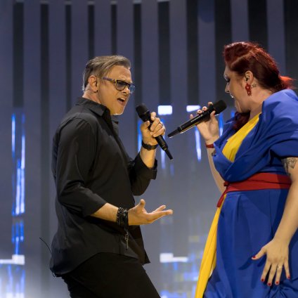 Samuel Lucas in Maja Založnik.  Foto: Ale&scaron;Rosa.