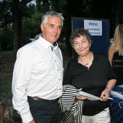 Tomaž Gantar in direktorica Avditorija Dragica Petrovič